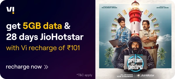 get 5Gb data & 28 days Jiohotstar